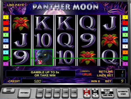 Игровой автомат Panther Moon (Лунная пантера)